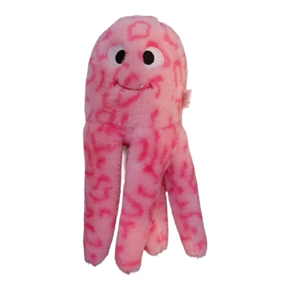 ZippyPaws Pink Octopus Plush Dog Toy Squeaky